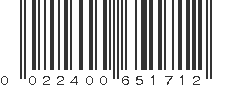 UPC 022400651712