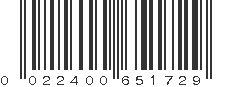 UPC 022400651729