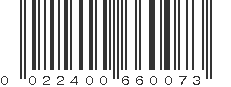 UPC 022400660073