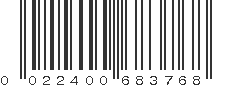 UPC 022400683768