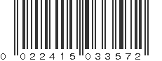 UPC 022415033572