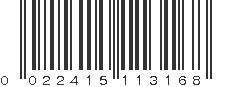 UPC 022415113168