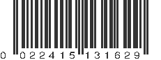 UPC 022415131629