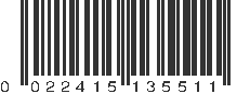 UPC 022415135511