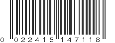 UPC 022415147118