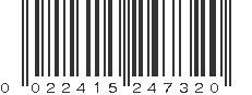 UPC 022415247320