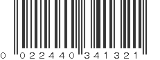 UPC 022440341321