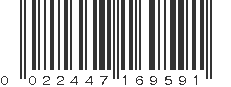 UPC 022447169591