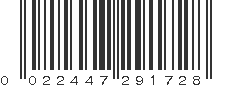 UPC 022447291728