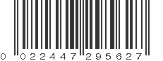 UPC 022447295627