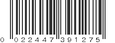 UPC 022447391275