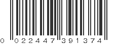 UPC 022447391374