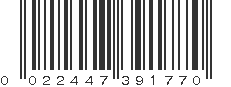 UPC 022447391770