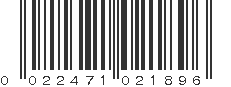 UPC 022471021896