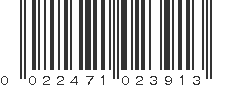 UPC 022471023913