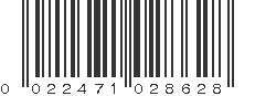 UPC 022471028628