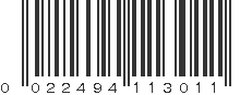 UPC 022494113011