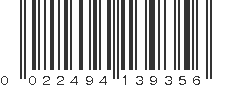 UPC 022494139356