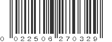 UPC 022506270329