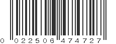 UPC 022506474727