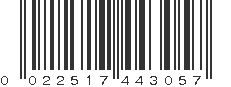 UPC 022517443057