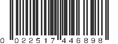 UPC 022517446898