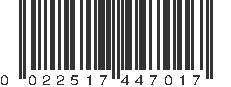 UPC 022517447017