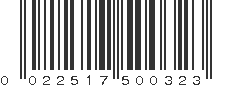 UPC 022517500323