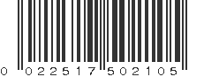 UPC 022517502105