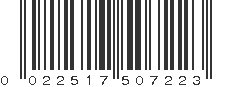 UPC 022517507223