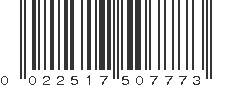 UPC 022517507773