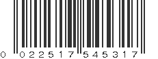 UPC 022517545317