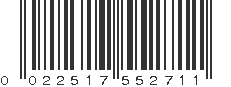 UPC 022517552711