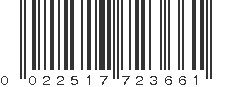 UPC 022517723661