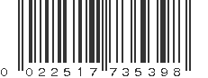 UPC 022517735398