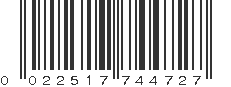 UPC 022517744727