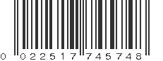 UPC 022517745748