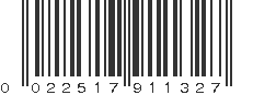 UPC 022517911327