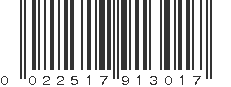 UPC 022517913017