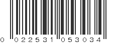 UPC 022531053034