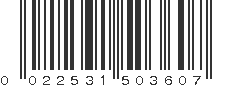 UPC 022531503607