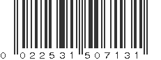 UPC 022531507131