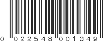 UPC 022548001349