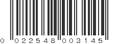 UPC 022548003145