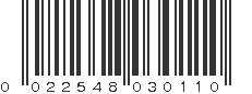 UPC 022548030110