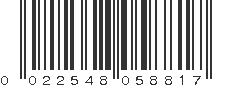 UPC 022548058817