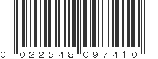 UPC 022548097410