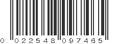 UPC 022548097465