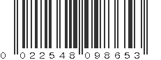 UPC 022548098653