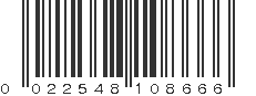 UPC 022548108666